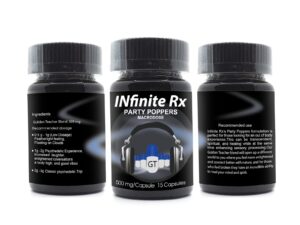 INfinite Rx Party Poppers Macrodosierung Pilz Kapseln