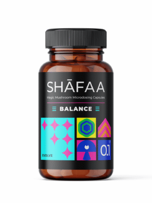 Shafaa Evolve Magic Mushroom Mikrodosering Balance Blend Kapseln